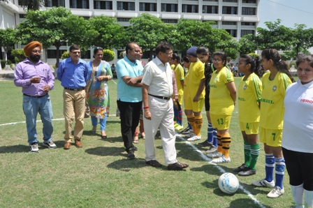 BVM , Kitchlu Nagar Hosted Zonal Football Girls’ Tournaments