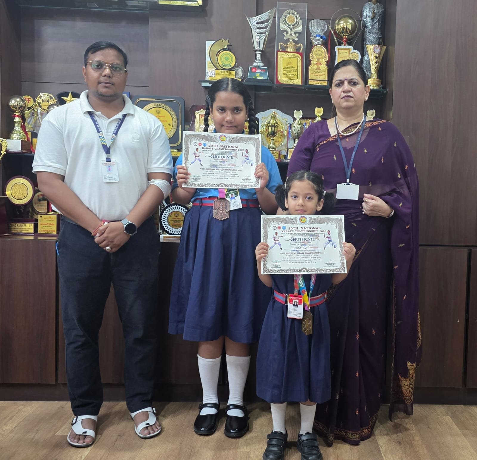 National Laurels in Karate
