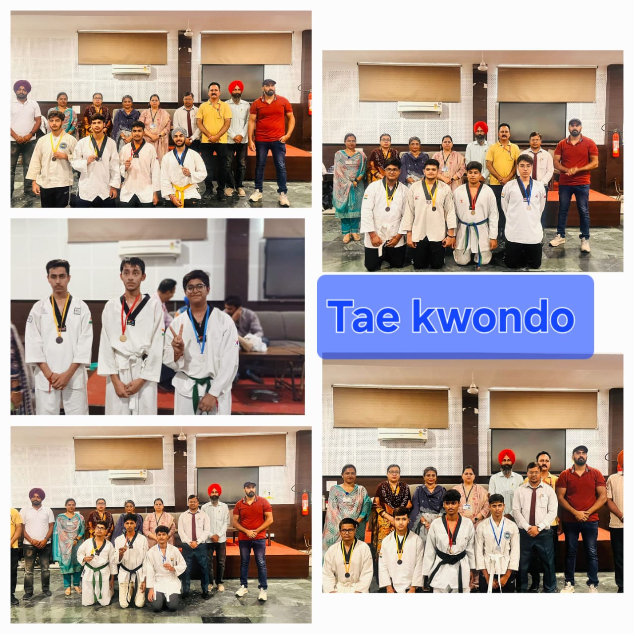 BVM Kitchlu Nagar Shines in District Taekwondo Tournament hosted by BVM,KN with Stellar Victory